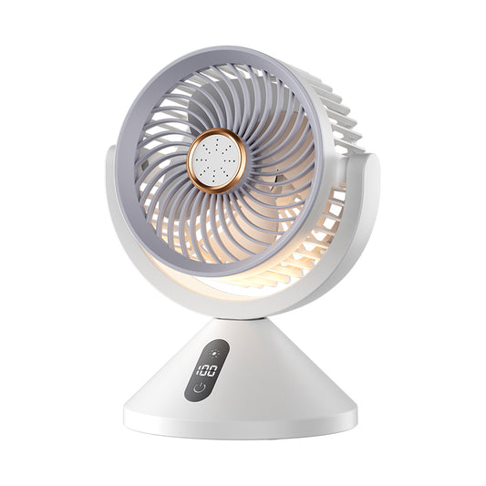 Digital display aromatherapy circulating fan