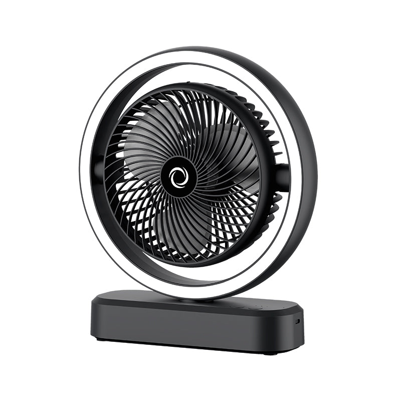 Desktop lighting automatic oscillation fan