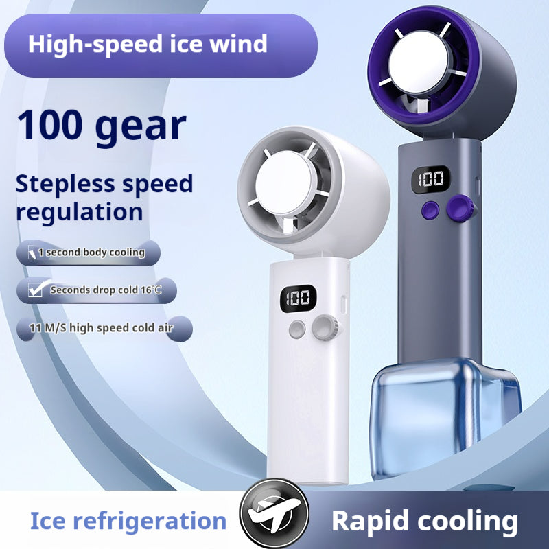 High-speed ice wind Handheld Fan