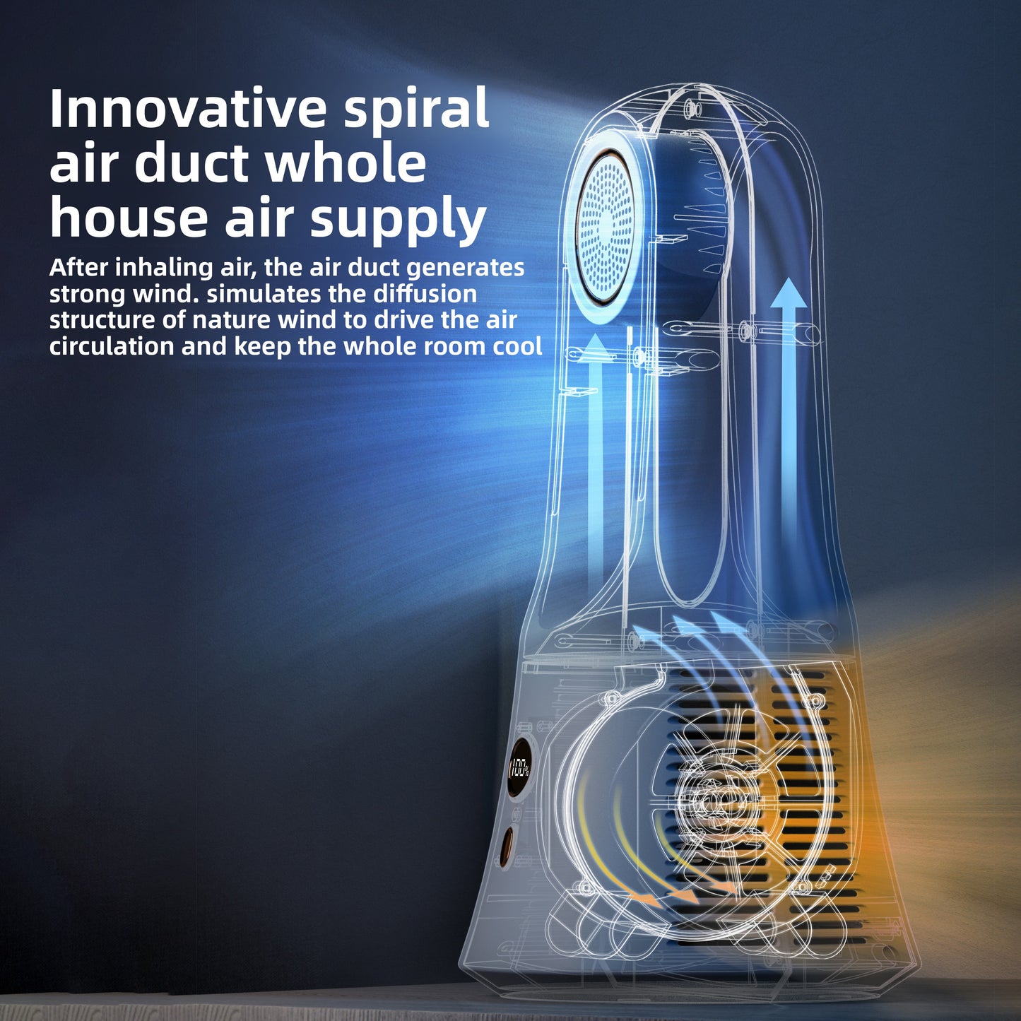 Smart Aromatherapy bladeless fan