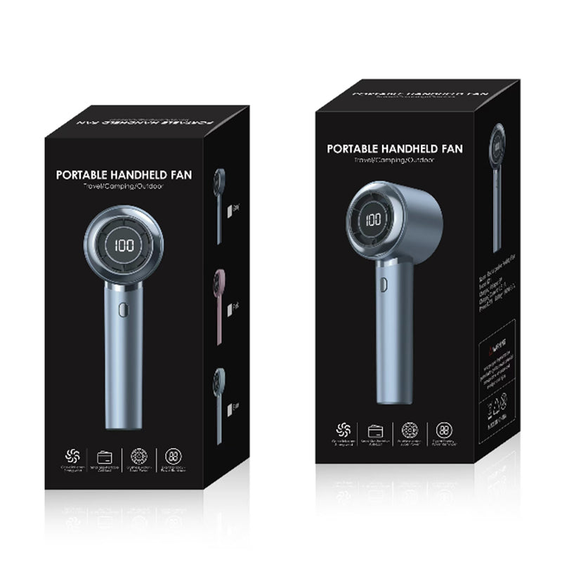 Digital handheld fan