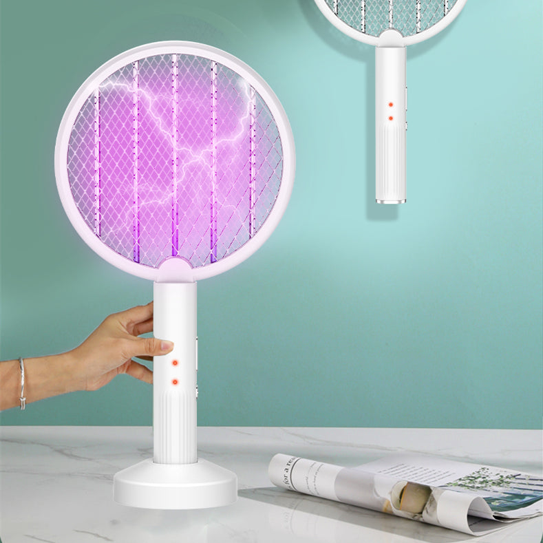 2 In 1 Mini Mosquito Swatter Mosquito Killer Lamp Electric Mosquito Bat