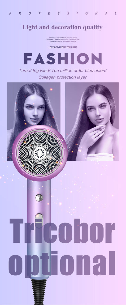 2022 New Hair Dryer Fashion Household Hotel Salon Travel Portable Blow Dryer