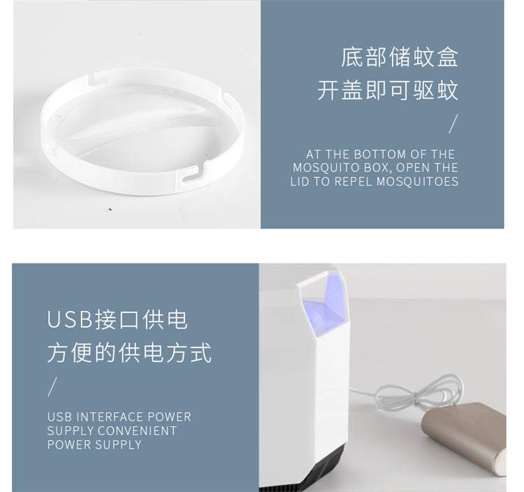 Pest Control Uv Light Led Ultrasonic Repellent Portable Trap Electric Insect Bulbs Usb Mosquito Killer Lamp