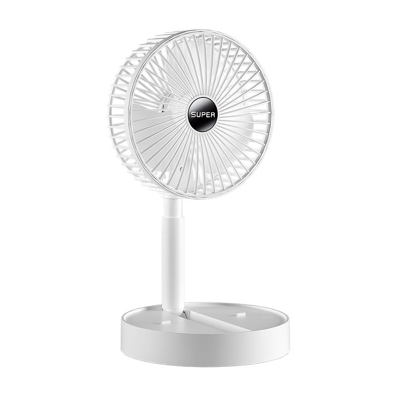 USB Rechargeable Foldable Cooling Air 3 in 1 Desktop Mini Folding Portable Battery Fan