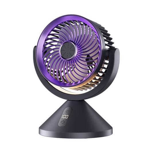 Digital display aromatherapy circulating fan