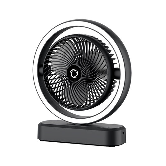 Desktop lighting automatic oscillation fan