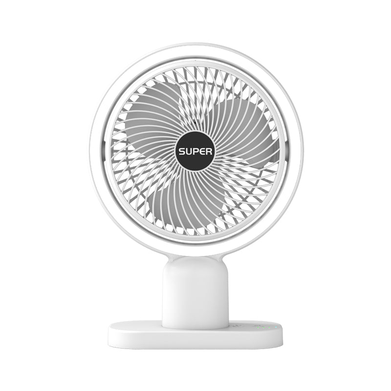 Desktop Rechargeable Mini Portable Night Light Fan for Household