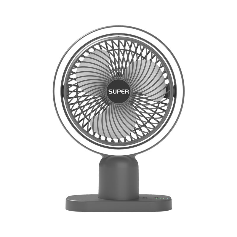 Desktop Rechargeable Mini Portable Night Light Fan for Household