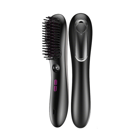 Wireless straight hair comb